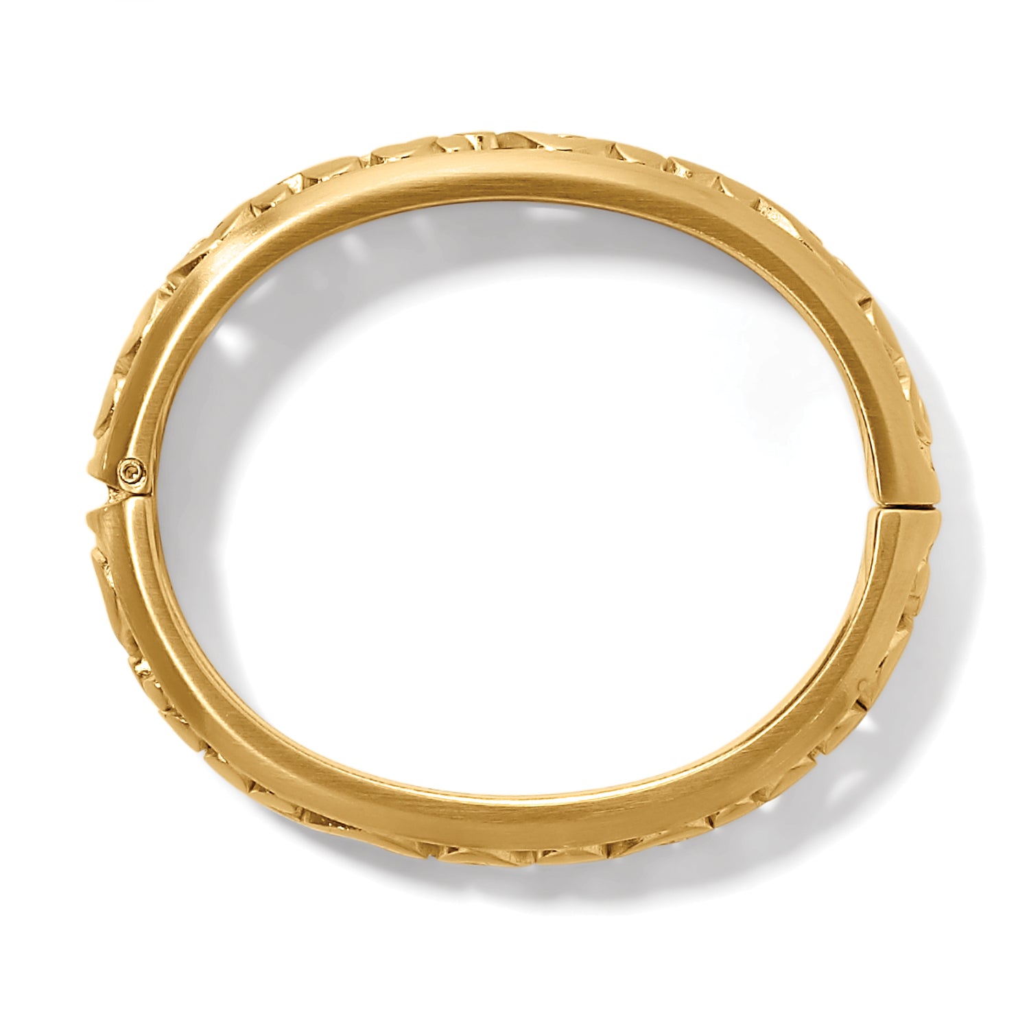 Contempo Gold Medium Hinged Bangle