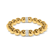 Meridian Gold Bold Bead Bracelet