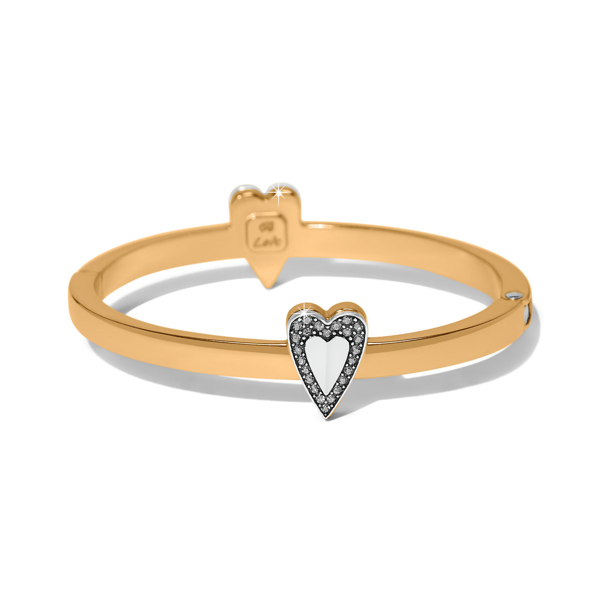 Love Messages Be Bold Hinged Bangle