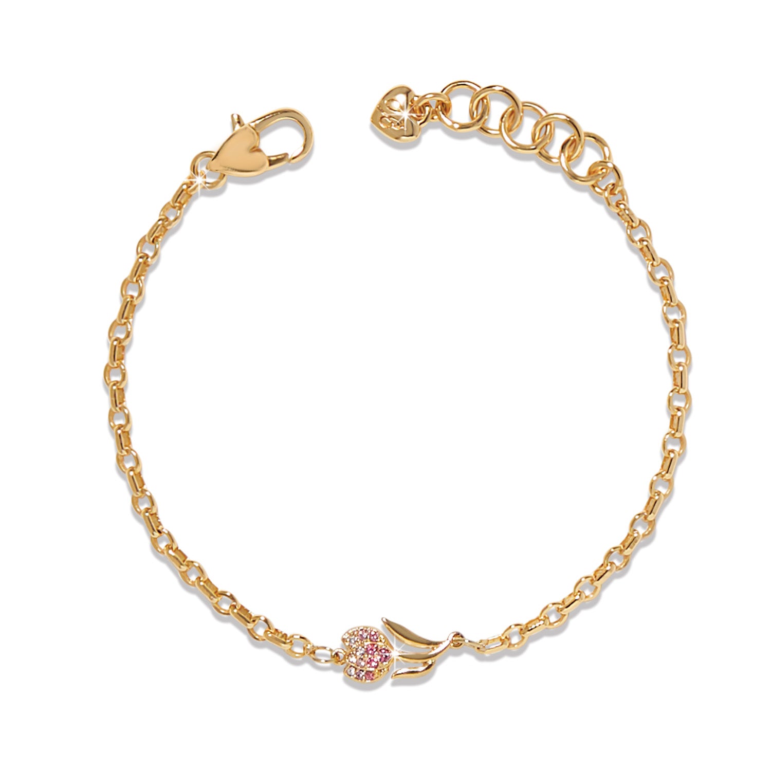 Enchanting Gem Tulip Bracelet