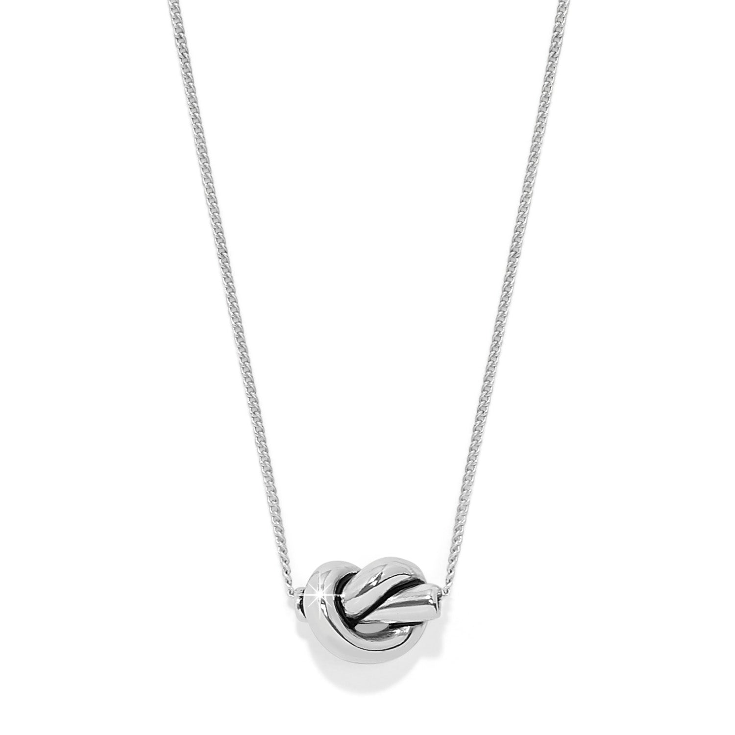 Interlok Knot Single Knot Mini Necklace