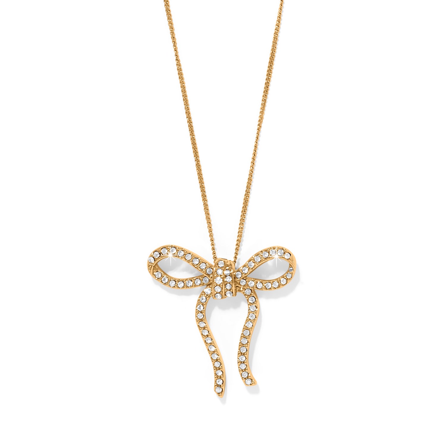 Illumina Bow Gold Necklace