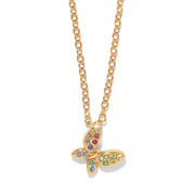 Enchanting Gem Butterfly Necklace