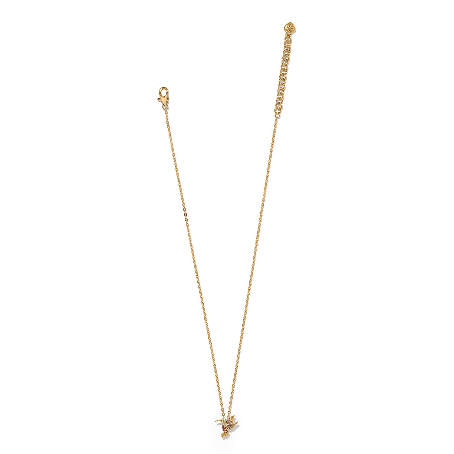 Enchanting Gem Hummingbird Necklace