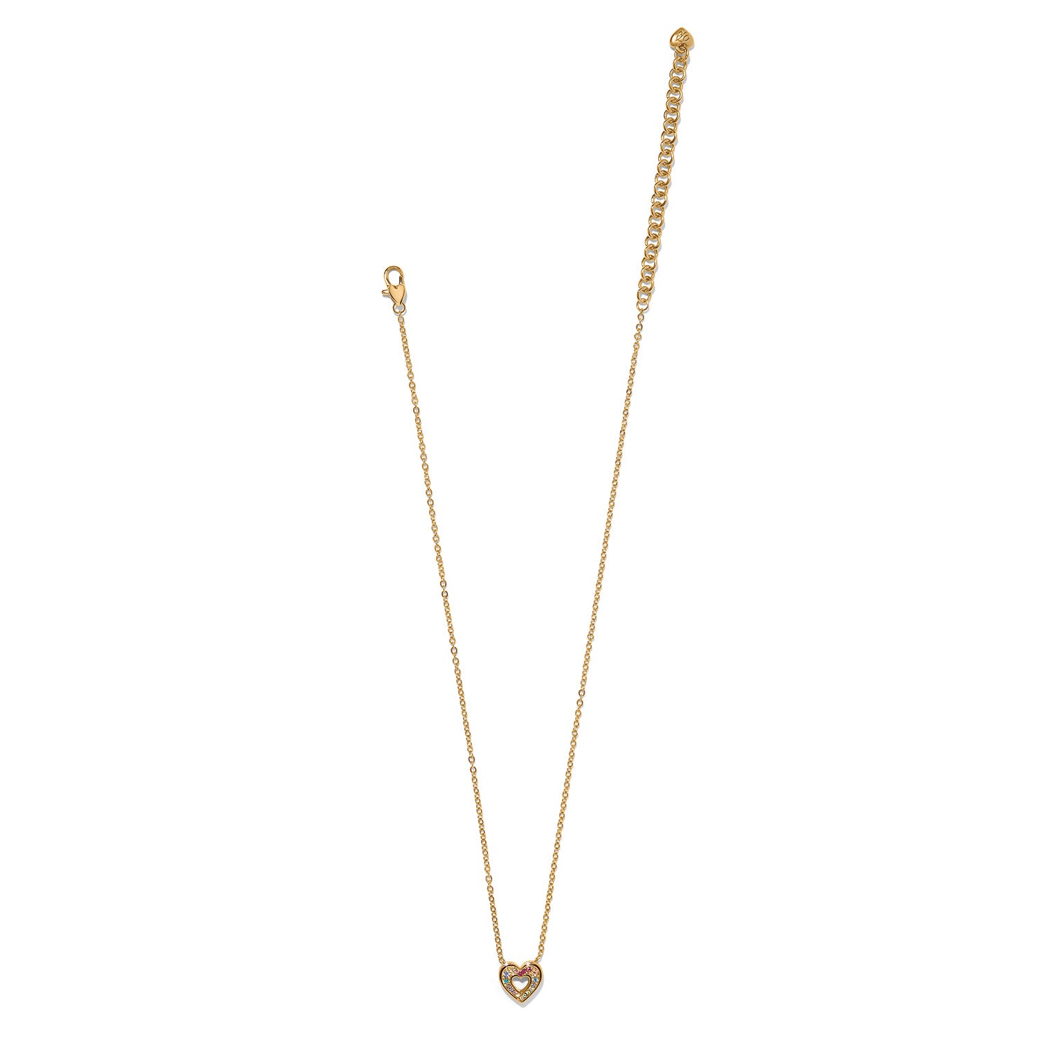 Enchanting Gem Heart Necklace