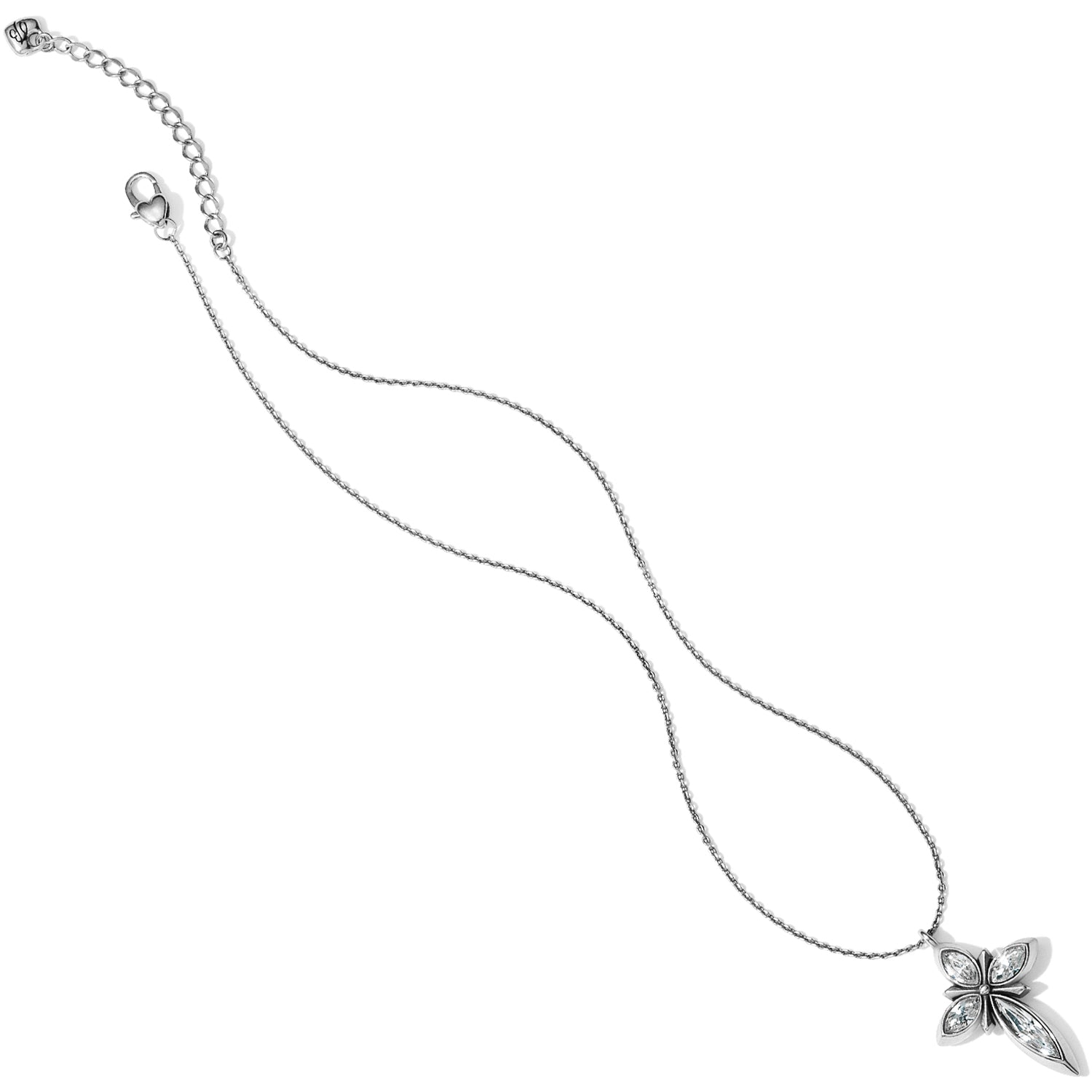Crystal Spear Cross Necklace