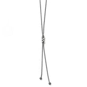 Interlok Twist Lariat Necklace