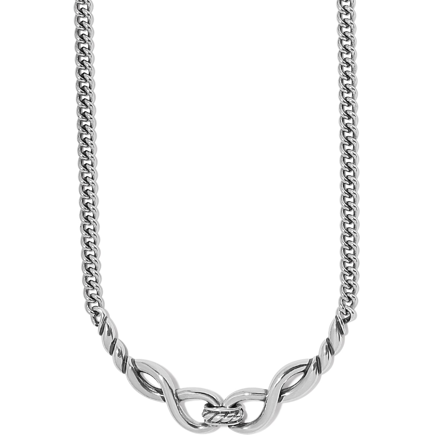 Interlok Infinity Collar Necklace
