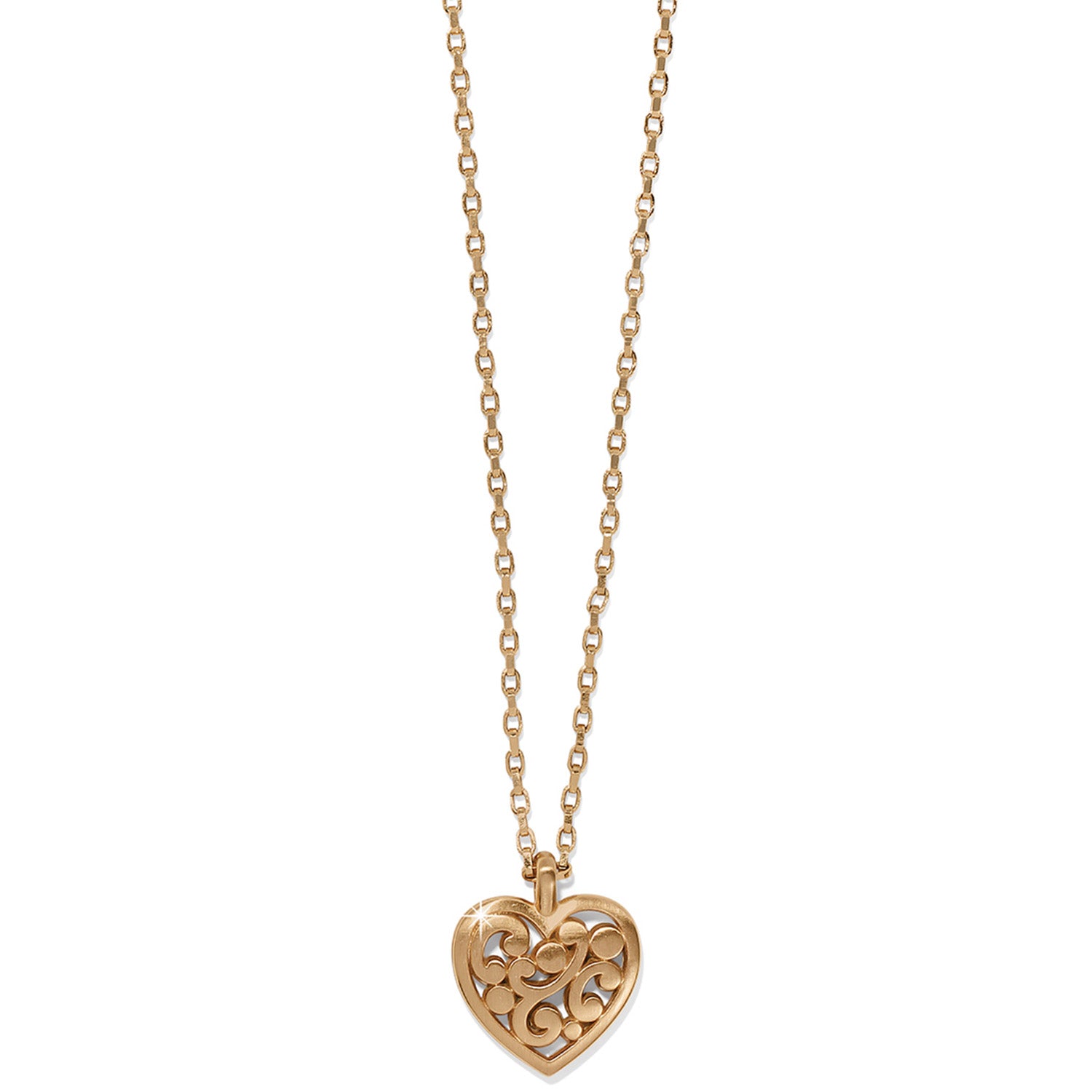 Contempo Gold Heart Petite Necklace