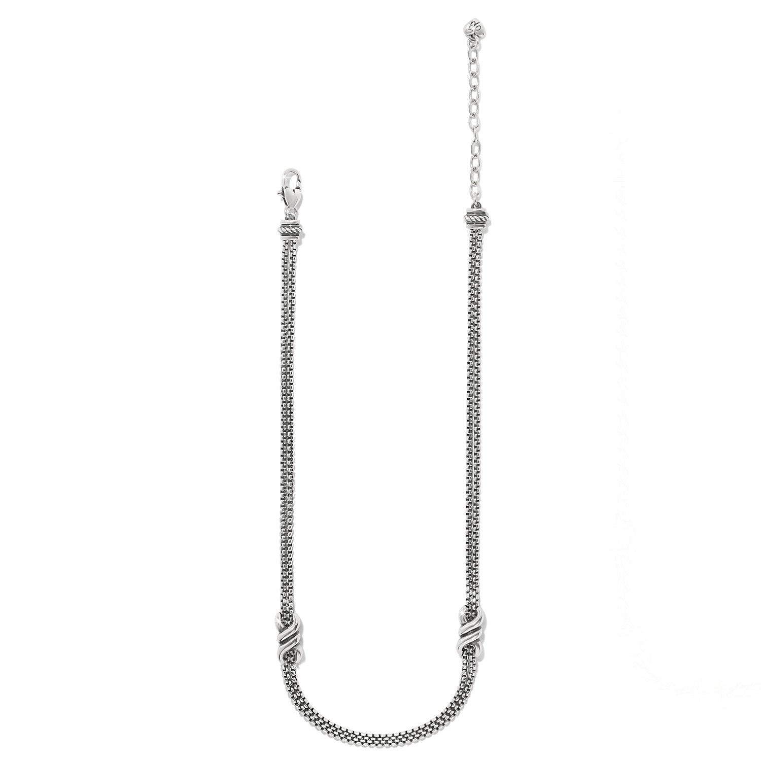 Interlok Twist Double Necklace