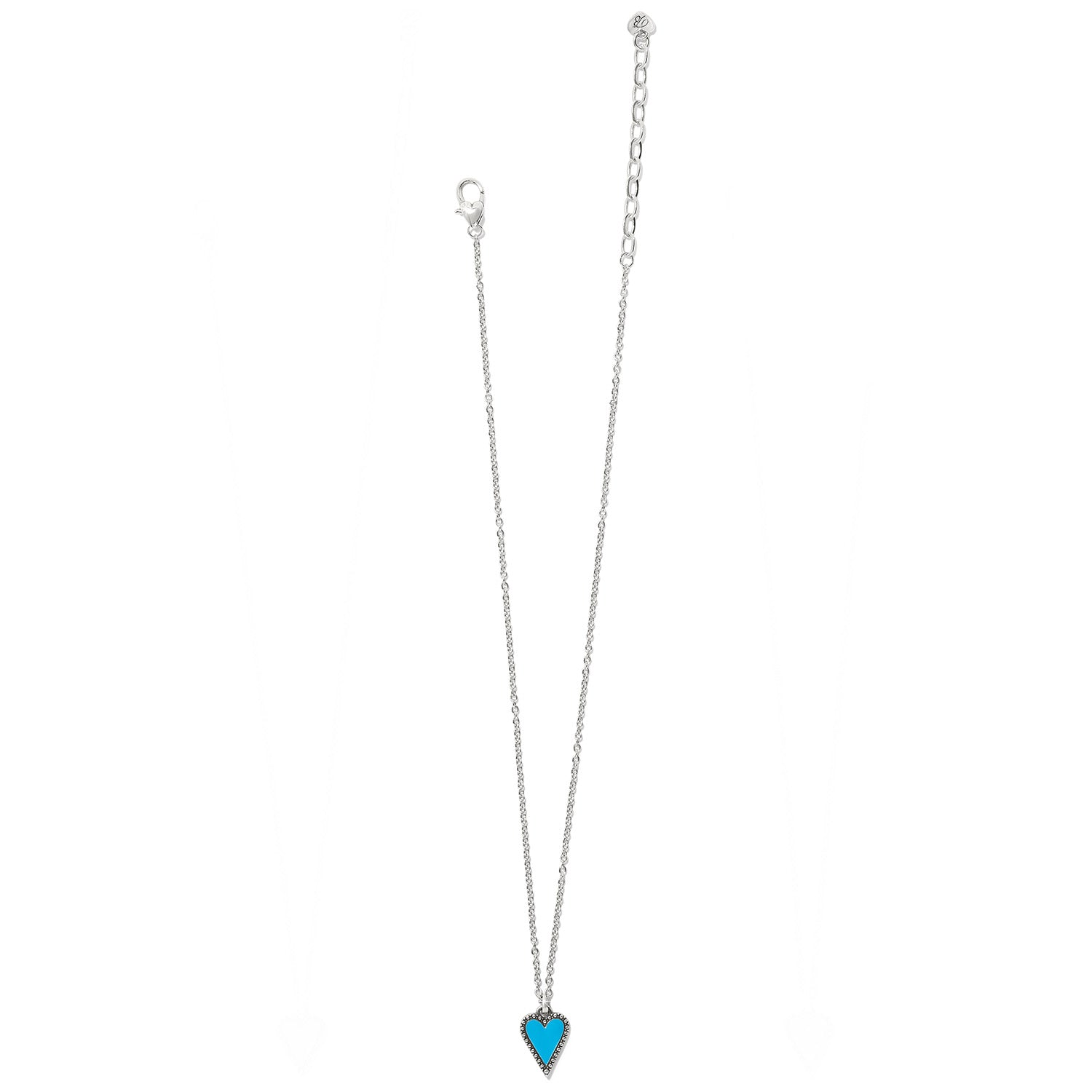 Dazzling Love Teal Petite Necklace