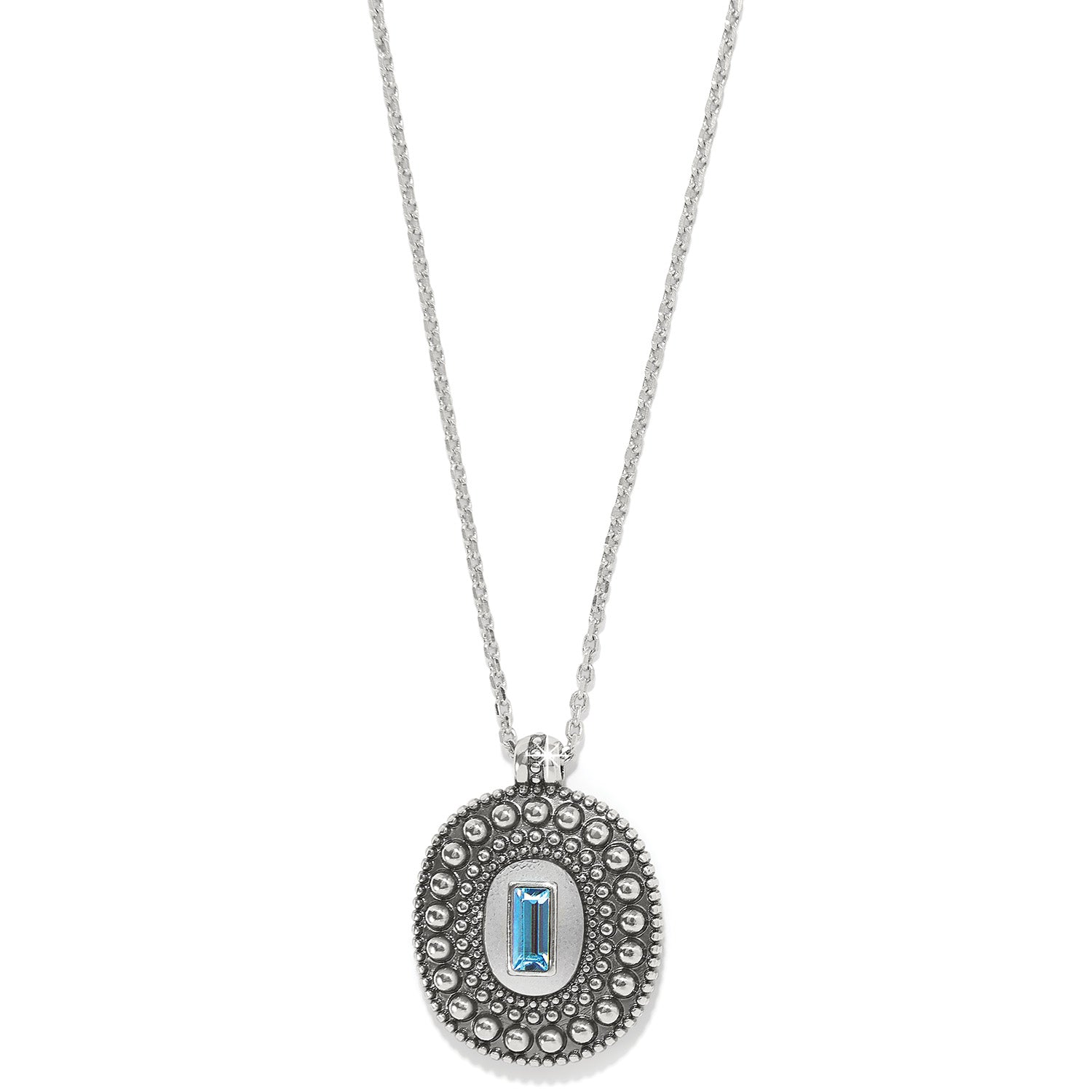 Pretty Tough Aqua Gem Necklace