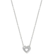 Enchanting Heart Necklace-Silver