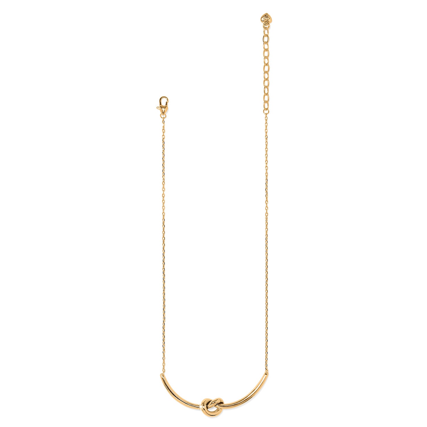 Interlok Single Knot Gold Necklace