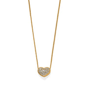 Illumina Celeste Gold Heart Petite Necklace