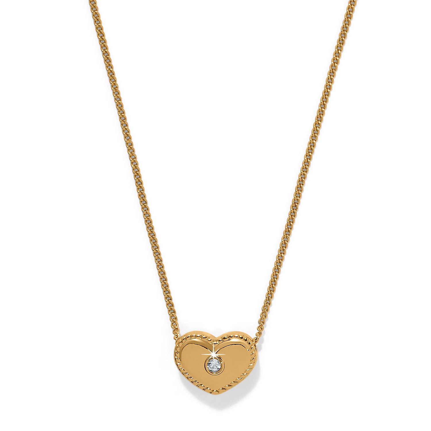 Illumina Celeste Gold Heart Petite Necklace
