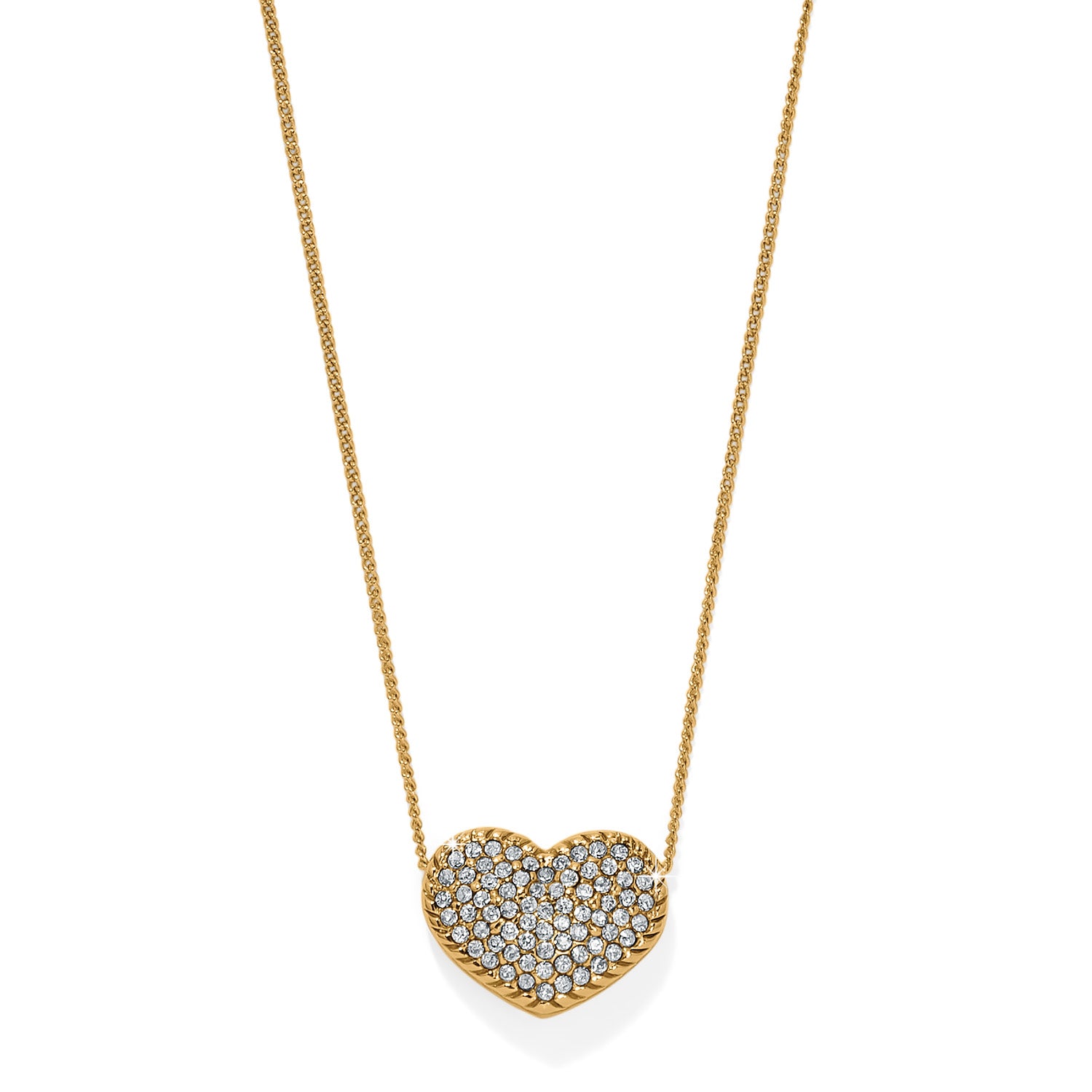 Illumina Celeste Gold Heart Bold Necklace