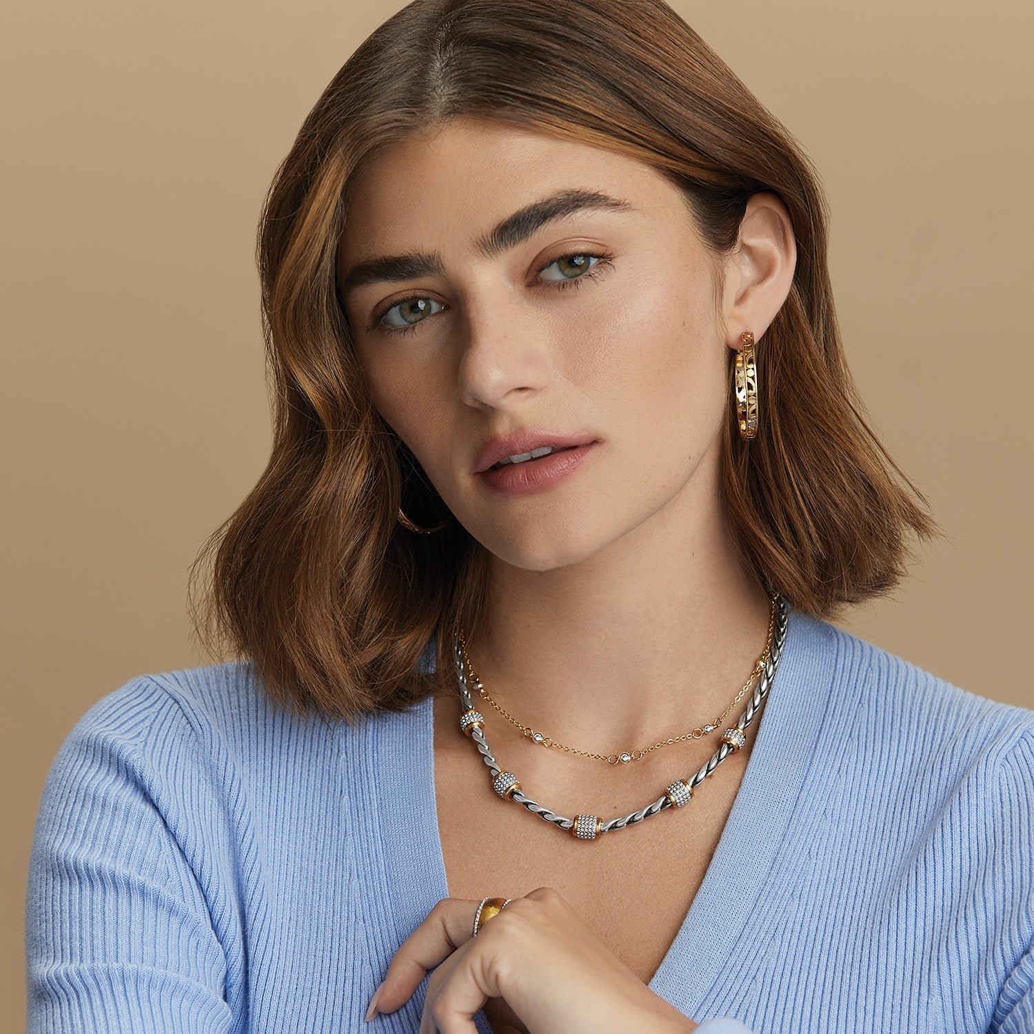 Meridian Two Tone Necklace