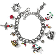 Sugar Plum Christmas Charm Bracelet