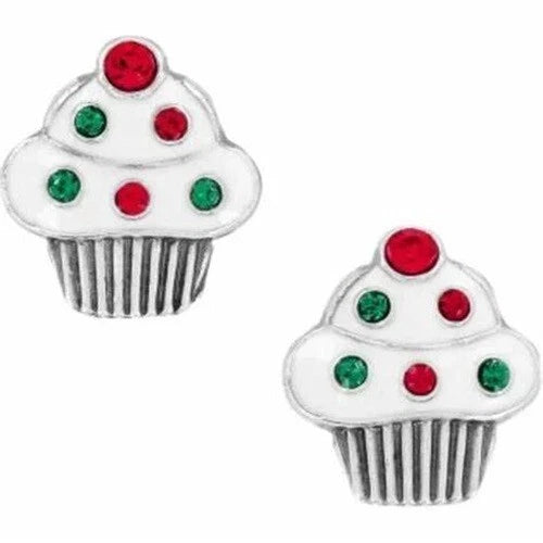 Holiday Cupcake Mini Studs