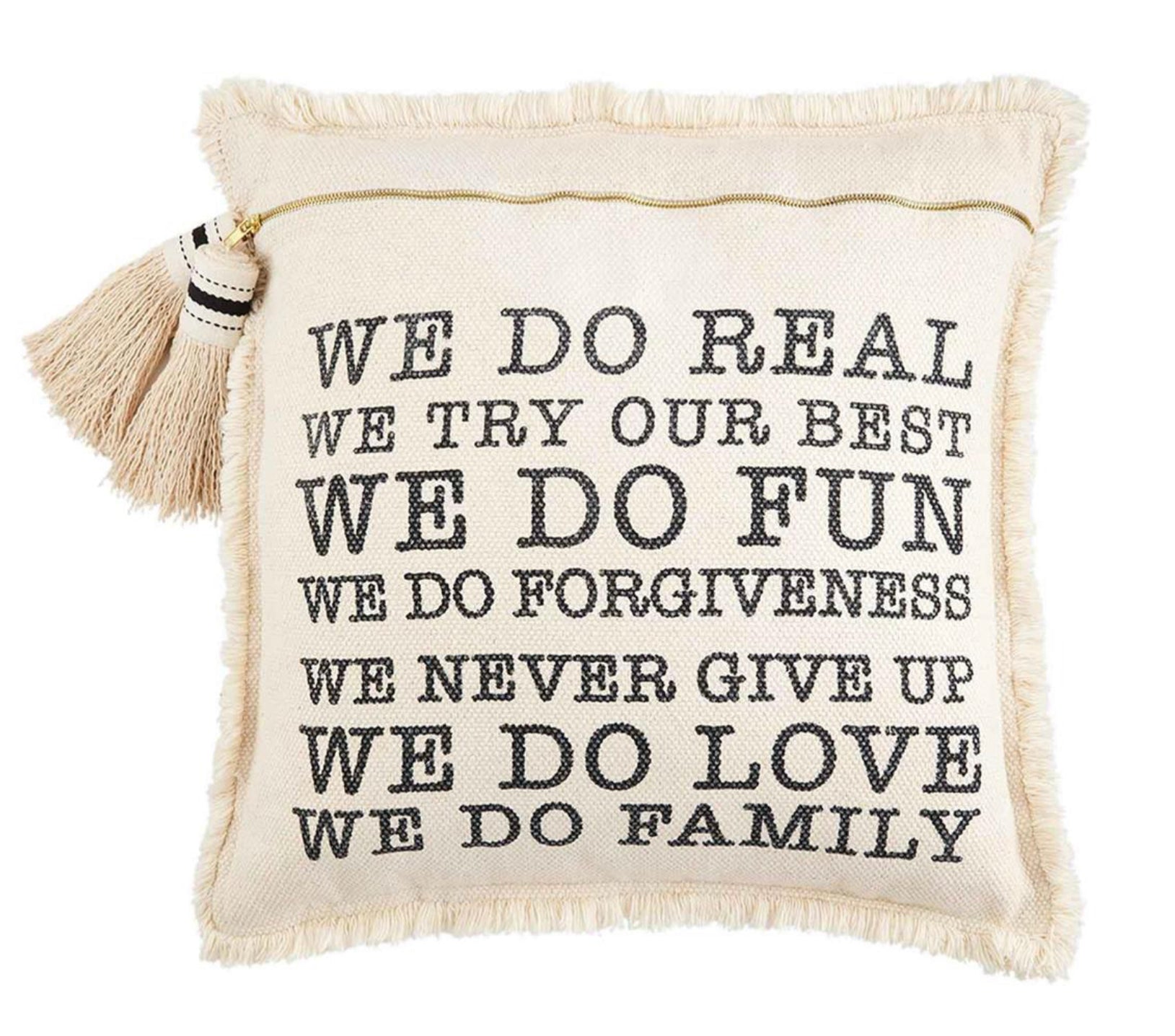 Family Rules Pillow