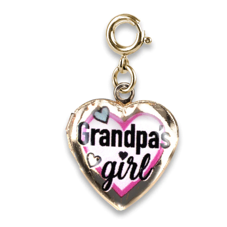 Grandpa's Girl Locket Charm
