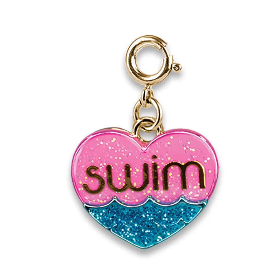 Swim Heart Charm