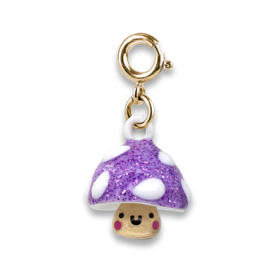 Glitter Mushroom Charm