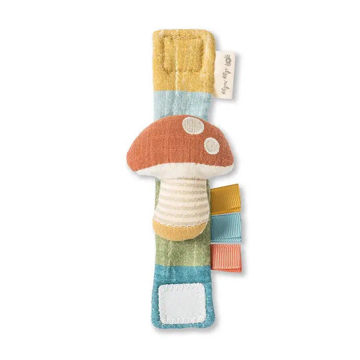 Itzy Bitzy Mushroom Wrist Rattle