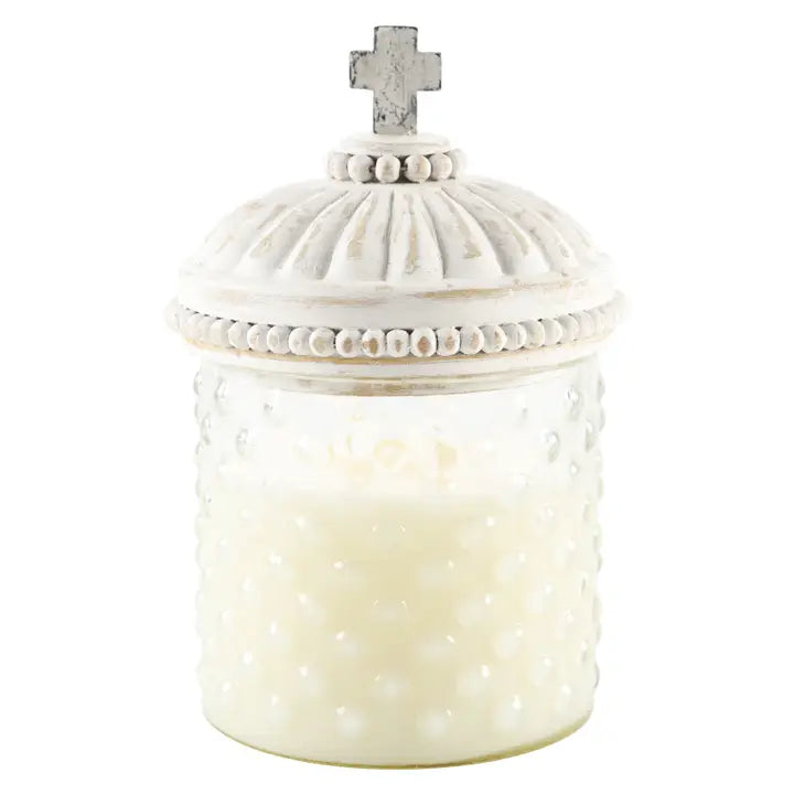 Faith Hobnail Candle