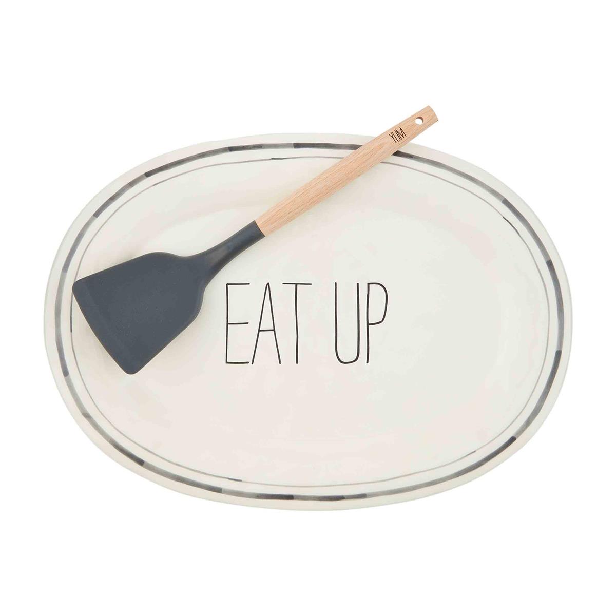 Eat Up Bistro Platter & Spatula Set