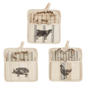 Farm Pot Holder & Towel Set