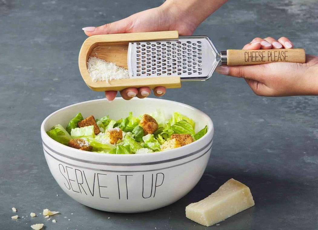 Bistro Serve It Up Bowl & Cheese Grater Set