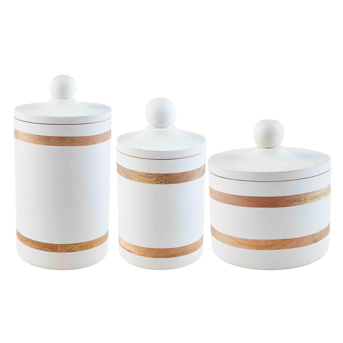 Wood Strap Canisters