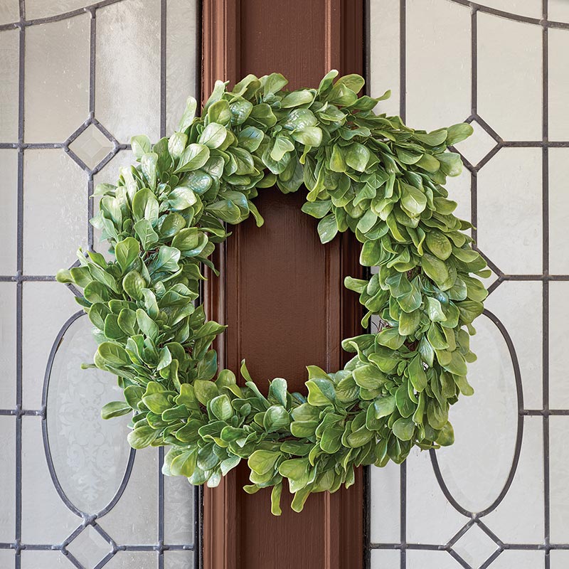 Green Leaf Wreath