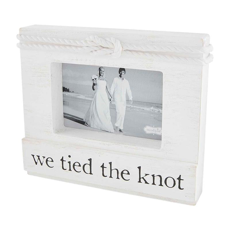 We Tied The Knot 4x6 Photo Frame