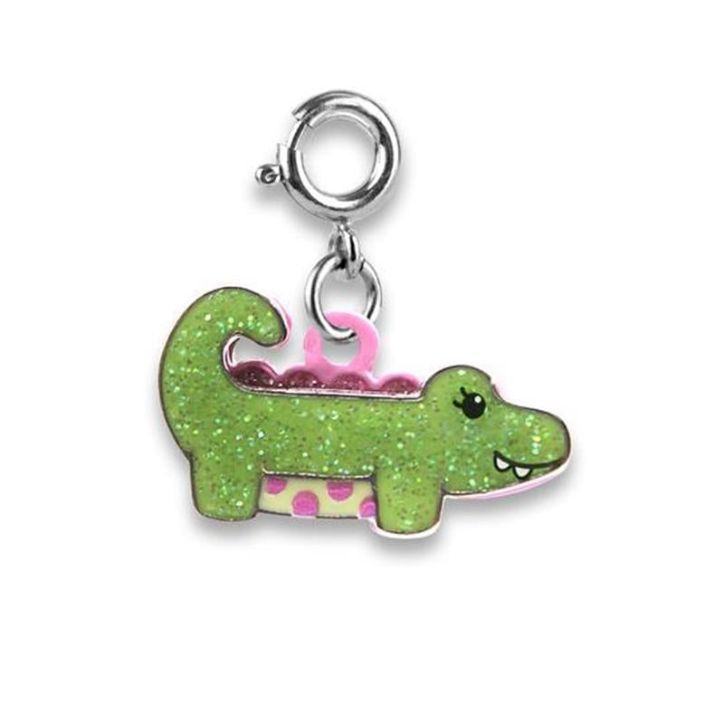 Glitter Alligator Charm