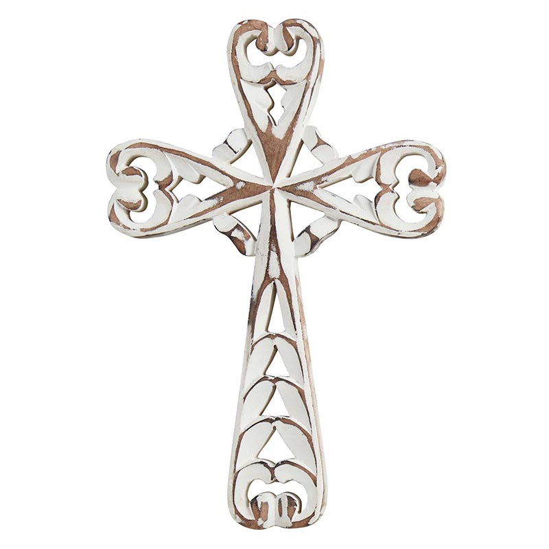 Scalloped Carved Cross
