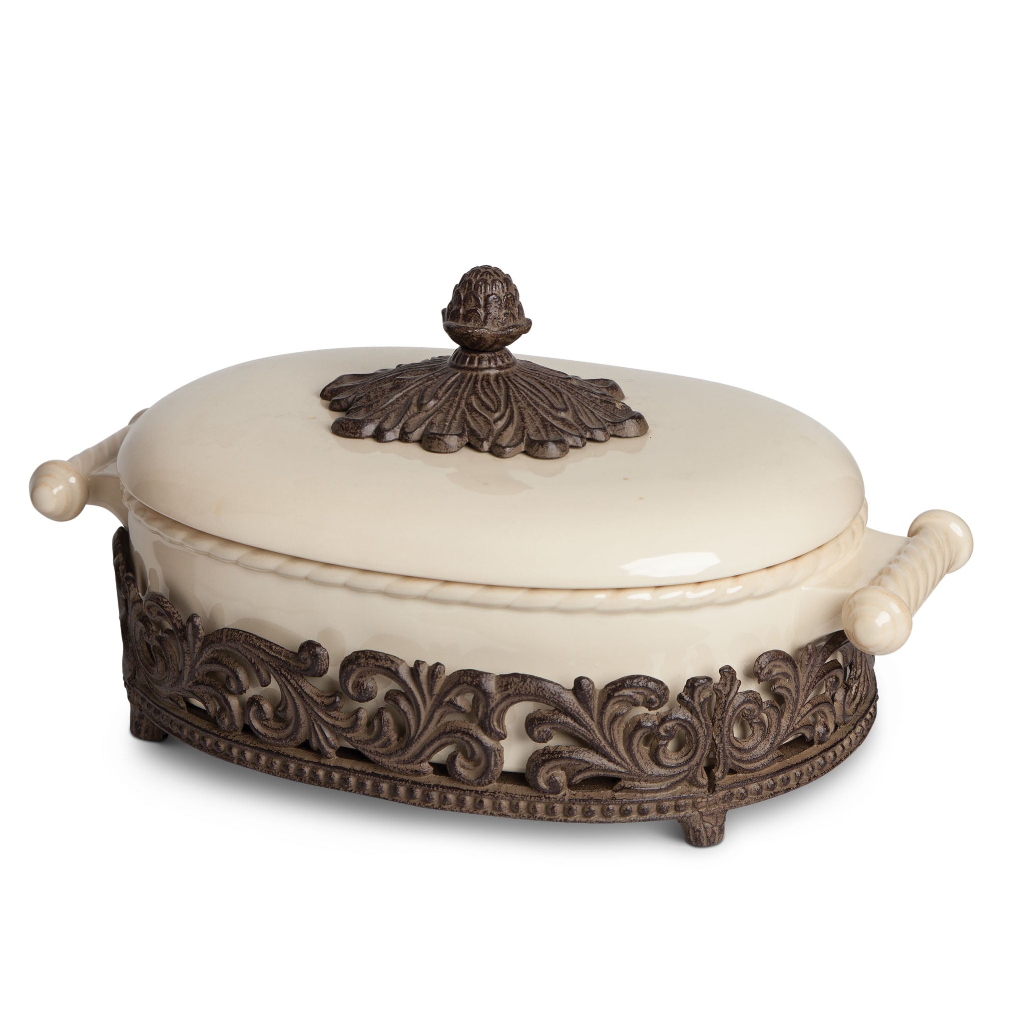 Acanthus Covered Casserole