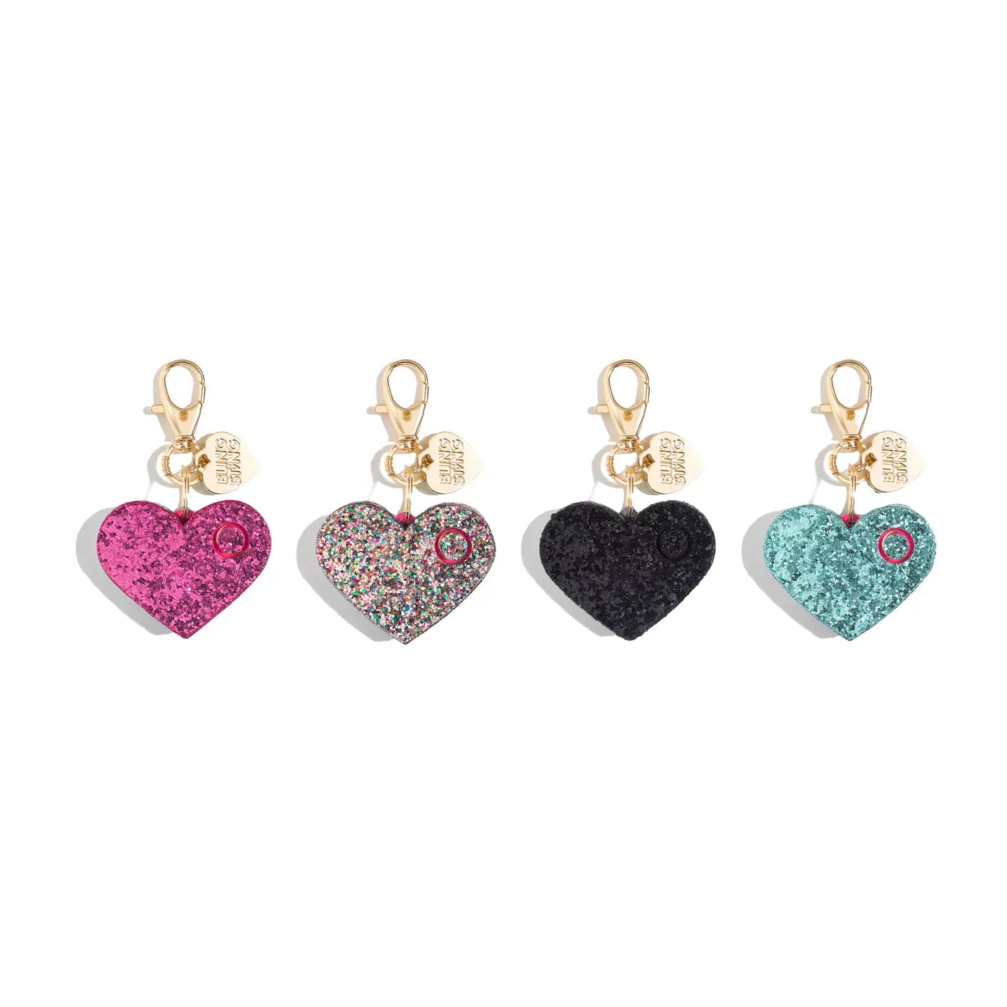 Glitter Heart Safety Alarms