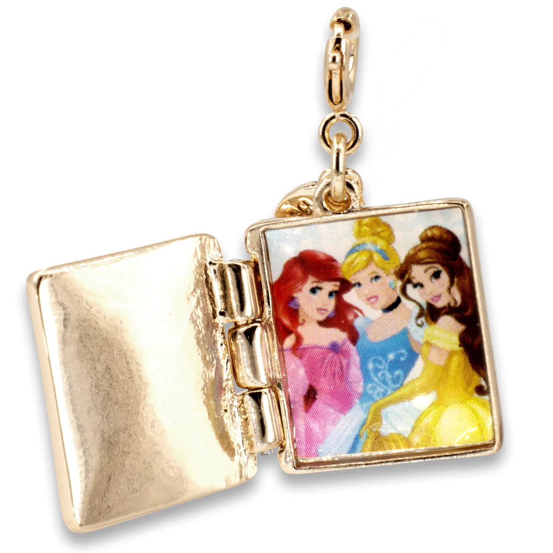 Gold Princess Book Charm