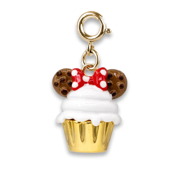 Gold Minnie Cupcake Charm