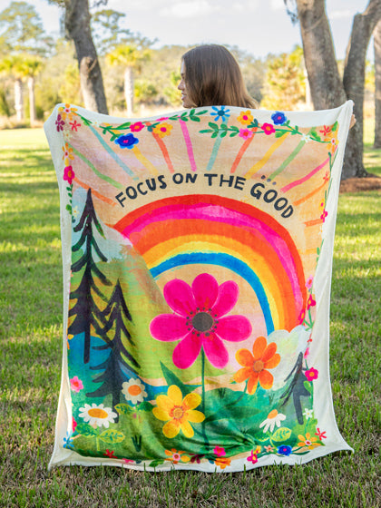Focus On The Good Cozy Blanket