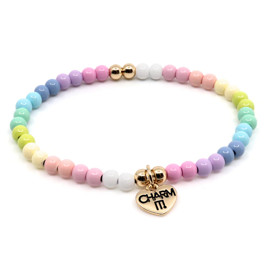 Pastel Stretch Bead Bracelet