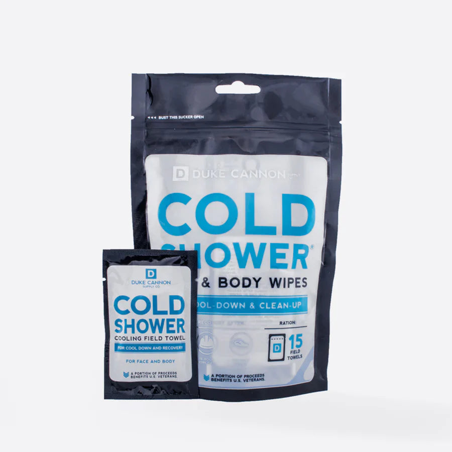 Cold Shower Wipes Multipack Pouch