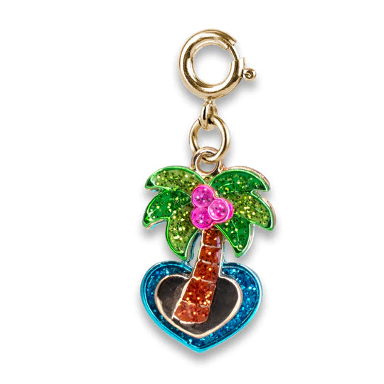 Glitter Palm Tree Charm