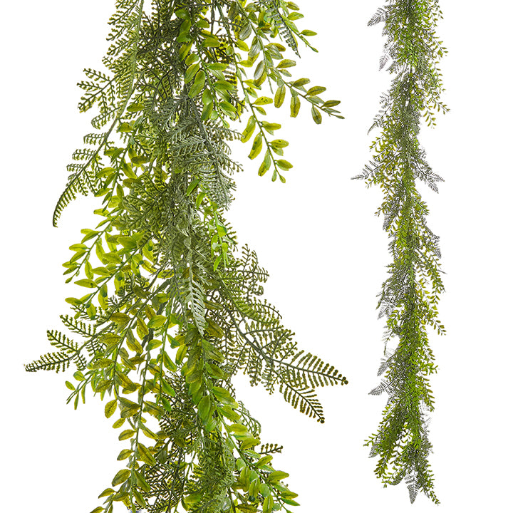 Artificial Mixed Fern Garland  Sisters Boutique & Gifts, Inc.