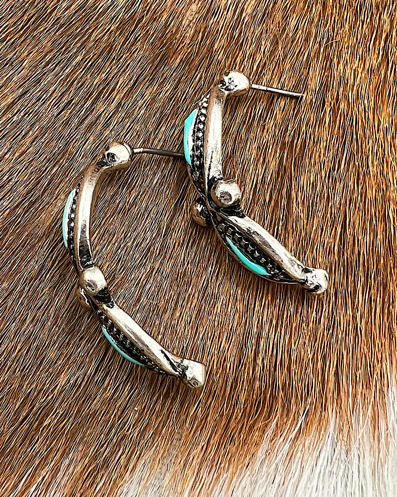Maren Half Hoops