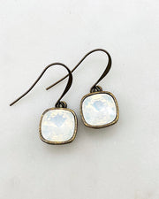 Kamille White Opal Earrings