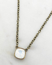 Kamille White Opal Necklace